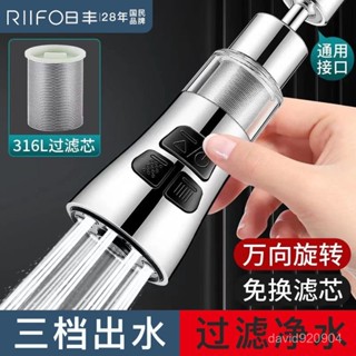 🔥臺灣出貨🔥【2553人好評】日豐廚房水龍頭防濺水神器洗菜盆萬嚮延伸器增壓水嘴加長萬能接頭