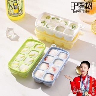 🍀桃園出貨🍀冰塊模具 按壓冰塊模具 冰格 製冰盒 帶蓋食品級 凍冰塊模型 自製冰箱神器