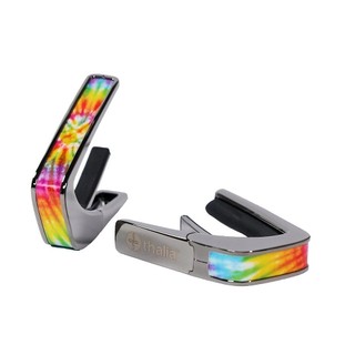 Thalia Capo 吉他移調夾 黑鍍鉻 迷幻渲染珠貝 Pearl Tie-Dye 鑲嵌裝飾【他,在旅行】