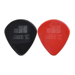 Dunlop pick Jazz II Nylon Stiffo 爵士 撥片 匹克 黑紅兩色 【他,在旅行】