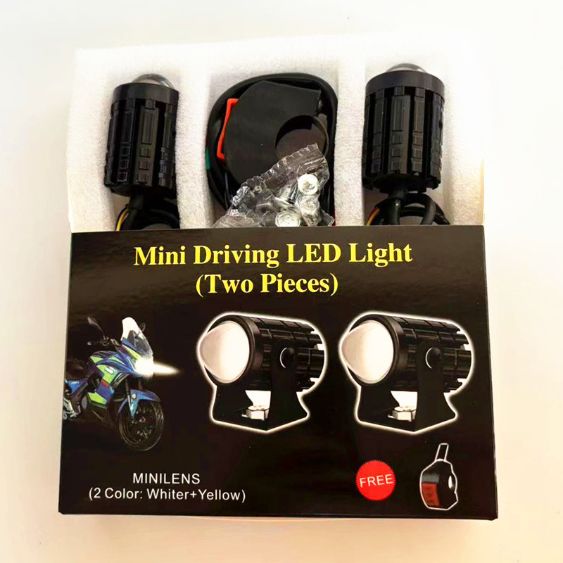 【好物推薦】Led摩託車燈 防水小鋼炮雙色摩託車射燈霧燈改裝車燈 摩託車LED射燈 多種規格可選車燈241226 P