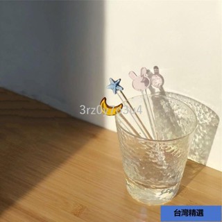 8.8折💯【2.5萬人收藏】玻璃攪拌ins奶粉咖啡長柄料理可愛蜂蜜茶攪拌器勺