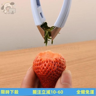 臺灣公司發貨 304不銹鋼草莓夾子 菠蘿去眼器削菠蘿神器水果西紅柿去蒂器甘蔗刀 BDMP