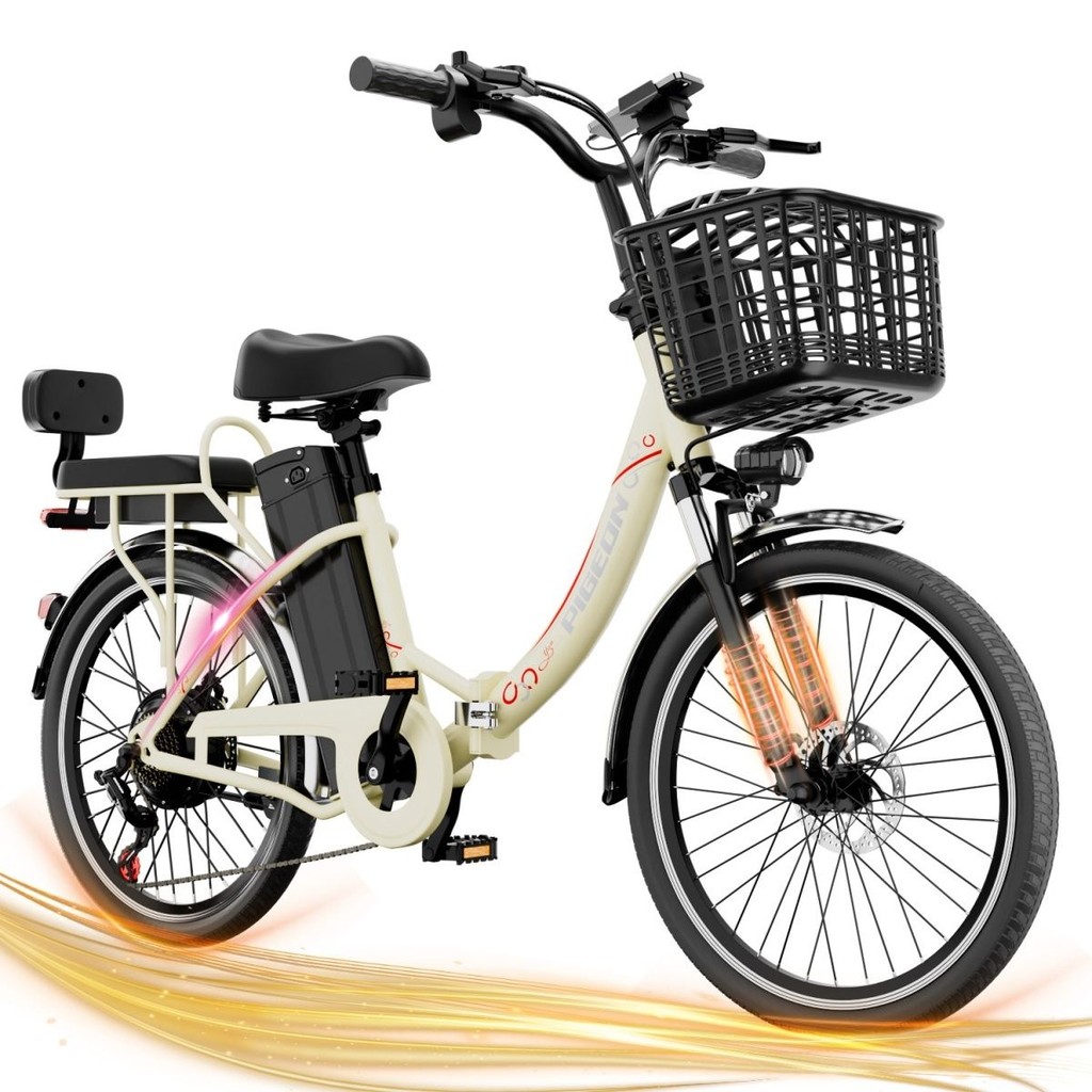 飛鴿新國標折疊電動車小型電動自行車鋰電池智能代駕電瓶助力車5.23詢運費
