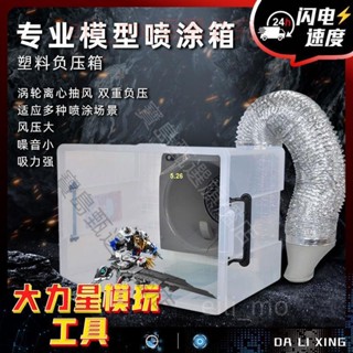 （不含運）大力星噴塗噴漆負壓箱浩瀚模型強力抽風模型噴漆上色工作臺抽風機 寶島甄選