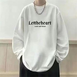 【XIU】♘M-8XL 美式復古 秋冬穿搭 oversize t恤 大學t 長袖上衣 男長袖 運