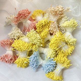 🔥限時特賣🔥飾品配件DIY纏花花芯扭扭棒花芯材料石膏髮簪花束花蘂花芯模擬