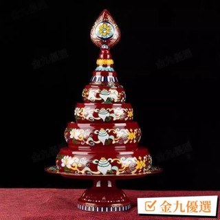 臺灣出貨💡曼紮修盤藏傳佛具用品景泰藍磨光加厚曼達盤八吉祥曼茶盤 3DKU