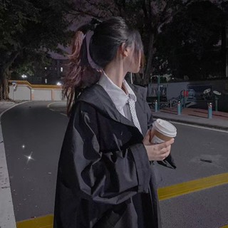 連帽風衣外套 女生新款韓版上衣 休閒外套 寬鬆外套 顯瘦上衣 百搭開衫外套
