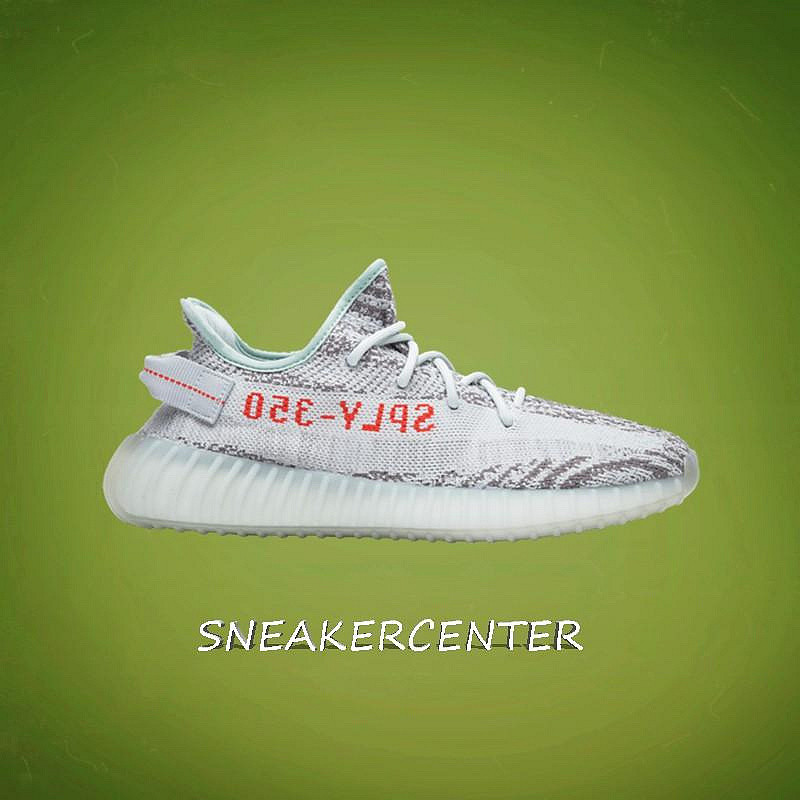 Adidas Yeezy Boost 350 V2 'Blue Tint' B37571 冰藍斑馬 椰子 慢跑鞋
