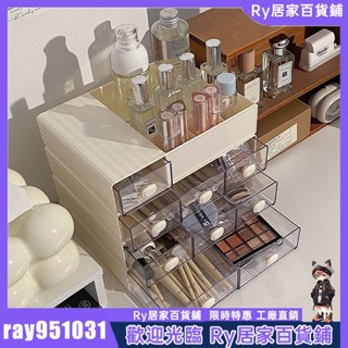 Ry精選🔥收納櫃 桌上抽屜式 抽屜 收納盒 分隔 ins桌麵收納盒 抽屜式辦公室高顔值化妝品整理 置物架 學生書桌文具