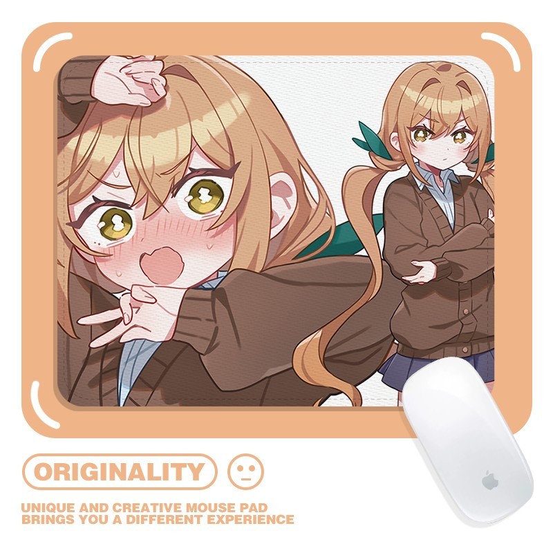 精選💖傲嬌院田唐音鼠標墊超喜歡你的100個女朋友動漫周邊耐磨加厚定制