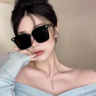 【限時優惠】【新店福利】gm方框墨鏡女潮 高階感 大框圓臉 顯瘦 海邊偏光防紫外線 太陽眼鏡男款