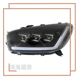 先用後付" 01-02款豐田RAV4大燈總成改裝LED日行燈流水轉向燈透鏡大燈