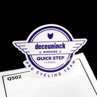 🚲自行車車貼 環法快步車隊標貼紙公路車架單車貼頭盔DECEUNINCK QUICK-STEP 公路車貼紙 腳踏車貼紙