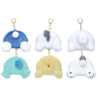 【現貨】小禮堂 Sanrio 三麗鷗 絨毛造型小物收納包 (屁屁款) Kitty 酷洛米 布丁狗 大耳狗