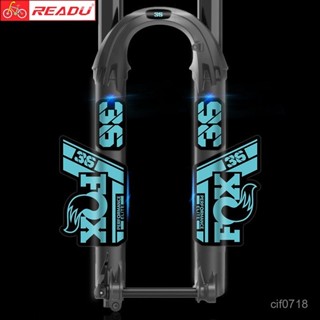 🚲自行車前叉貼紙 新款2021 fox36performance前叉貼山地車前叉貼紙單車貼紙fox前公路車前叉裝飾貼