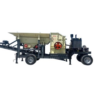【特價特賣中*前3名特價】移動破碎機 大型石頭粉碎機建築工地垃圾廢料鵝卵石碎石機破碎站