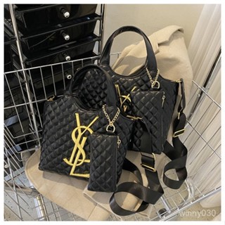 💛限時下殺💛 小眾高顔值定製大容量簡約時尚百搭手提包 菱格單肩包包 小香風女包