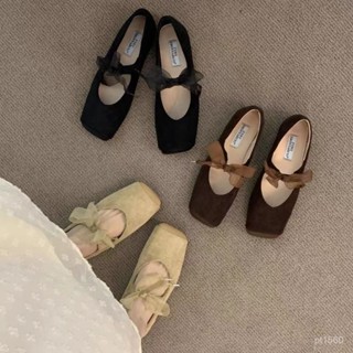 【Princess Home】潮牌法式複古風芭蕾舞單鞋女配裙子秋季僊女氣質方頭軟底瑪麗珍鞋