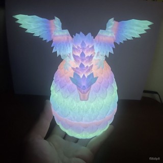 🔥24h桃園有貨🔥3D列印夜光彩虹龍翅膀飛龍套裝關節可活動創意兒童玩具禮物 BUWQ