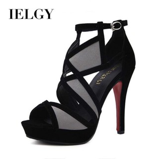 IELGY 高跟涼鞋夏季時尚百搭11cm細跟氣質女鞋