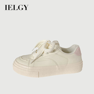 IELGY 皮鞋女阿甘輕便學生平底休閒運動鞋女