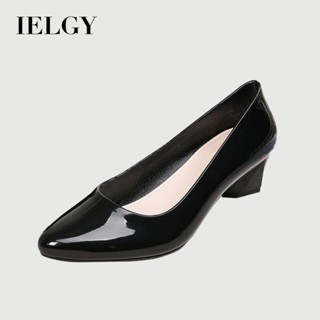 ielgy 女式雨鞋鞋頭防滑低幫增高時尚舒適膠鞋塑膠防水
