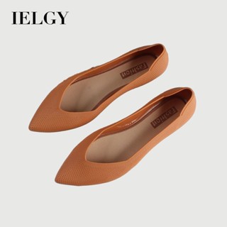 IELGY 包頭涼鞋女戶外穿2025新款平底尖頭淺防滑防水懶人鞋