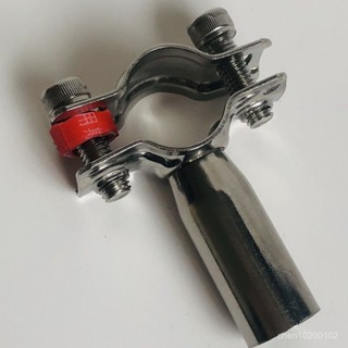 🔥臺灣出貨-管支架不銹鋼304支撐桿圓管夾煤氣管水管子夾固定衛生級
