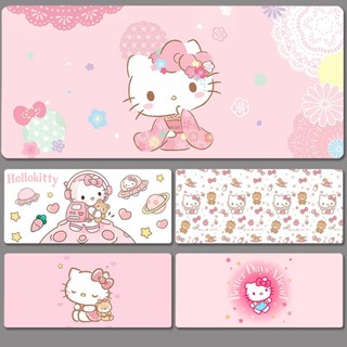 kitty滑鼠墊🎀 電腦桌墊 超大滑鼠墊 桌墊 凱蒂貓Hello kitty滑鼠墊超大號筆記本電腦桌墊卡通可愛女生粉色