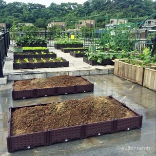 【廠家直銷】加厚陽臺種菜盆家庭特大花盆塑膠蔬菜種植箱長方形可種葡萄果樹