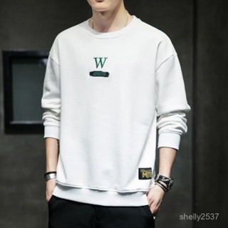 ✨優選✨下殺✨衛衣男士秋季2025新款長袖T恤男寬鬆韓版潮流衣服打底衫男裝上衣