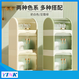 YINK-防塵碗筷收納盒廚房瀝水碗櫃帶蓋放碗裝碗碟盤餐具碗架家用置物架