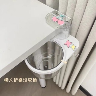 垃圾桶✨新款垃圾桶桌面旋轉家用桌邊辦公桌迷你餐桌書桌紙簍吸盤收納盒多功能垃圾桶 大容量