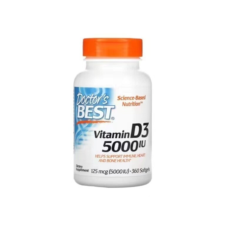 【2027新效期】美國原裝Doctor'sBest 多特倍斯 維生素D3 維他命D3 成人D3