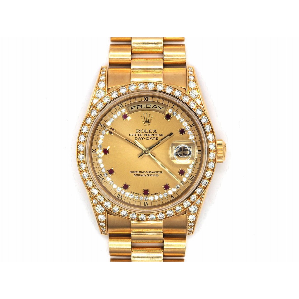 【久大御典品】售價81萬8 勞力士錶 18388 DAY-DATE星期日誌 原廠盒證 36mm 編號 N9201-1