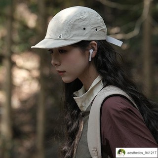 🔥臺灣出貨🔥Mali🎀設計感帽子 【店鋪熱銷】春夏戶外速幹短簷帽子女新款日系軟簷潮牌薄款透氣軟頂棒球帽男女