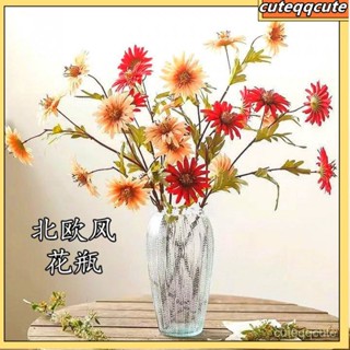 造型花瓶 玻璃花瓶 透明花瓶 水培擺件花瓶 插花瓶 玻璃擺件北歐風玻璃花瓶透明水養插花幹花鮮花創意花器客廳裝飾擺件