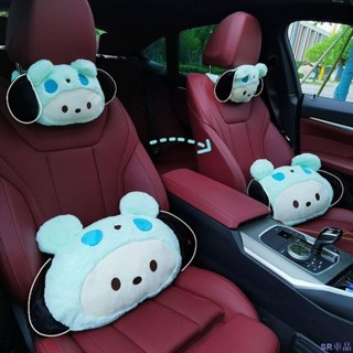 關注上新§汽車車載靠墊卡通枕頭護頸用品車用座椅車內一對可愛靠枕頭枕腰靠 汽車裝飾品 DBZJ