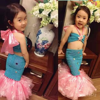 🔥新品暢銷🔥 兒童環保服裝美人魚手工DIY半成品幼兒園親子創意時裝秀走秀錶演 GAK7