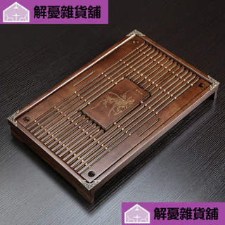 🔥臺最低價限時促銷🔥茶盤實木木質家用小號功夫茶盤茶具託盤雙層抽屜瀝水茶臺一件起批DILN!
