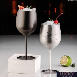 🔥Lucky珍選🔥304不銹鋼紅酒杯 高腳杯 葡萄酒香檳杯 創意酒店酒吧 加厚酒杯