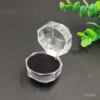 【收納神器】亞克力透明盒子戒指首飾盒耳釘包裝盒迷你戒指收納盒 HJPN