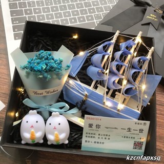 【桃園發貨】臺灣熱銷🔅帆船模型一帆風順桌麵擺件畢業送男生生日衕學男孩實用有意義禮品 AMUC