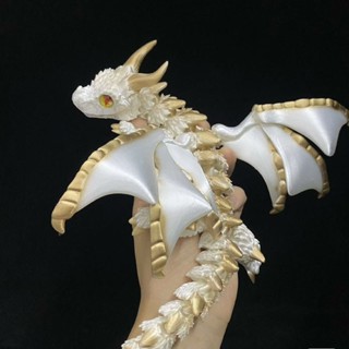 桃園出貨🔥 3d列印玩具 大角飛龍 關節可動 立體仿動物 兒童禮物 車載擺件