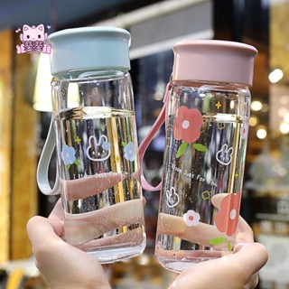 💝精品熱賣💝提繩玻璃杯 隨身玻璃杯 玻璃環保杯 玻璃水瓶 玻璃瓶 透明水杯 玻璃杯 玻璃隨行杯 玻璃水壺