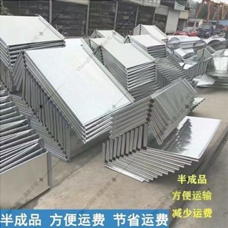 定製鍍鋅白鐵皮風管0.5-1.5mm共板不銹鋼角鐵消防矩形排煙通風管
