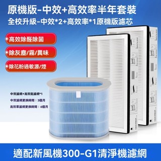 適用小米空氣凈化器濾芯2代2S/1/3代4 Pro H 4Lite米家新風過濾網濾芯 濾心 濾網 抗菌版 空氣淨化器 F