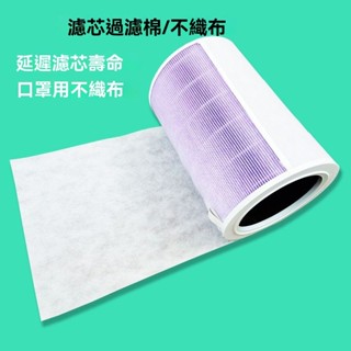 小米/diy空氣凈化器適配濾芯過濾棉延長濾芯壽命2S/2/3代/4LITE濾芯 濾心 濾網 抗菌版 空氣淨化器 U3E8